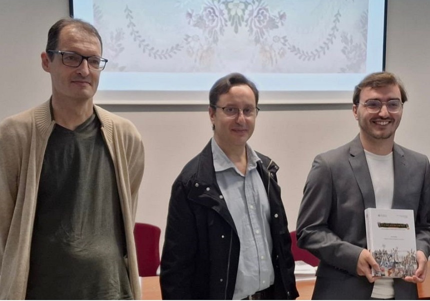 (D’esquerra a dreta): Juan Pecourt, Joaquim Rius i Pau Díaz.